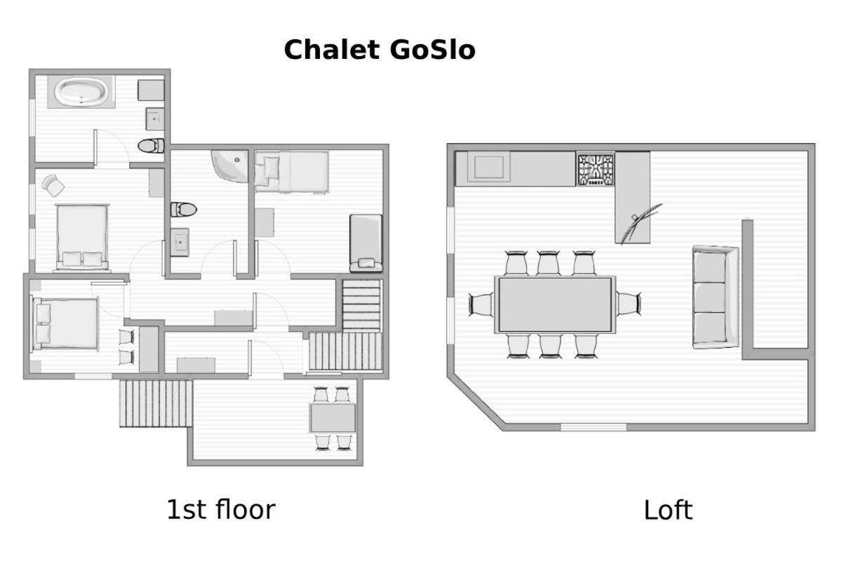 Srpenica Chalet Goslo מראה חיצוני תמונה